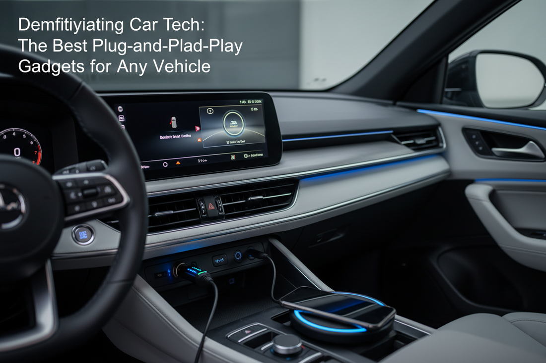 Demystifying Car Tech: The Best Plug-and-Play Gadgets for Any Vehicle