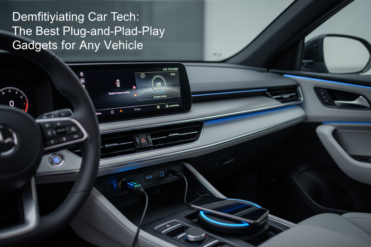Demystifying Car Tech: The Best Plug-and-Play Gadgets for Any Vehicle