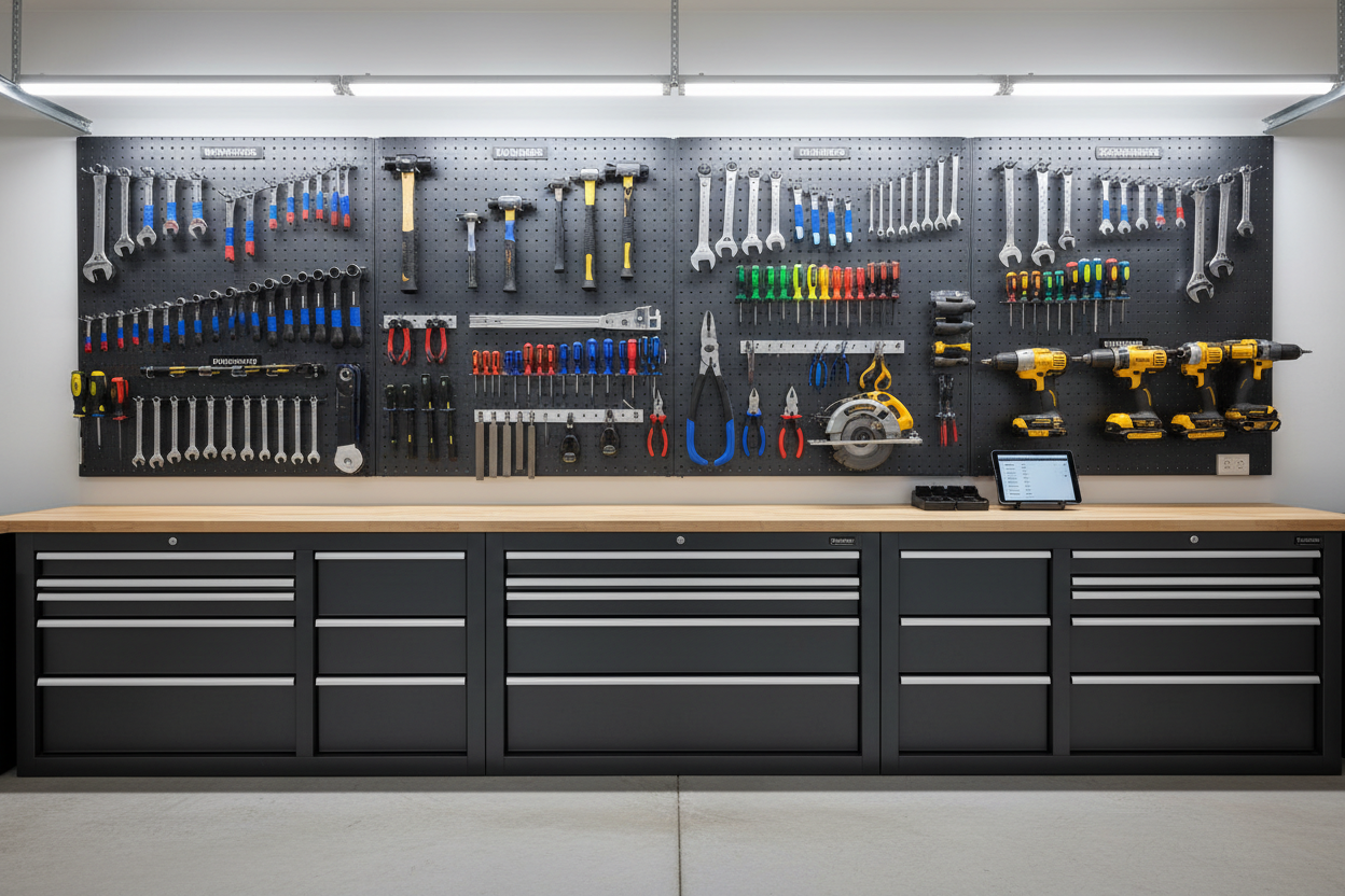 Garage Tool Organizer That Turns Chaos into a Professional Workspace
