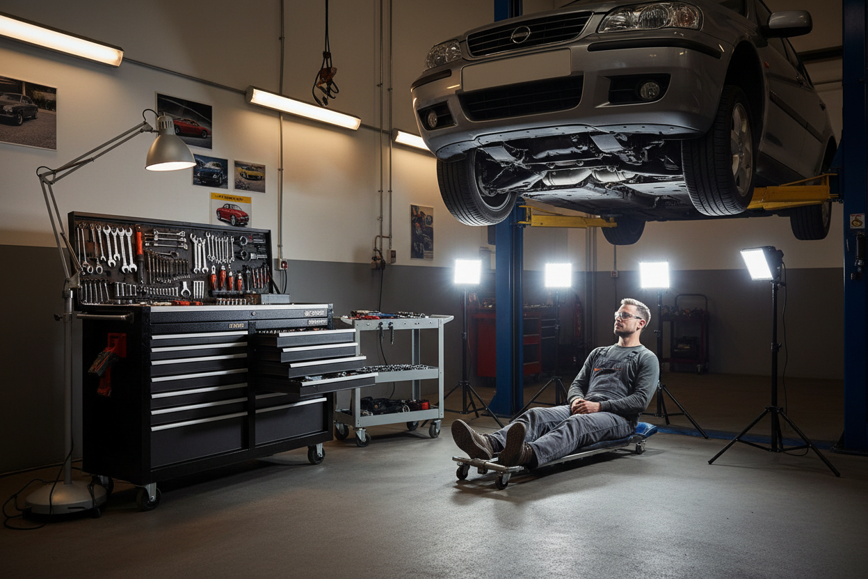 How Better Lighting and Tools Made Car Maintenance Feel Easier
