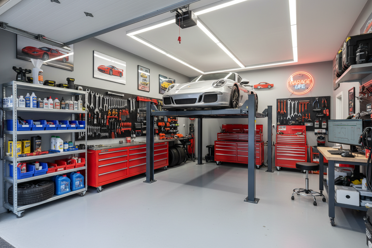 The Home Garage Setup That Makes Car Maintenance Enjoyable