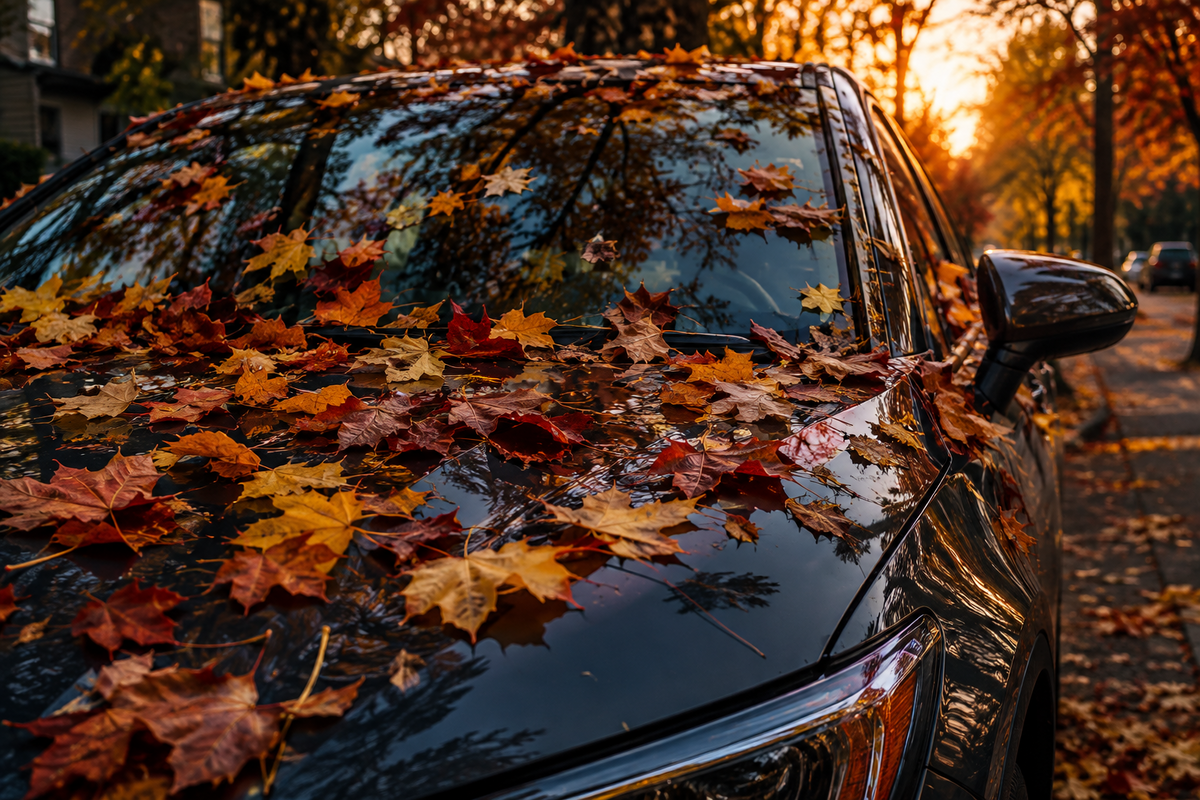 The Leaves Look Beautiful—Until They Start Collecting Around Your Car