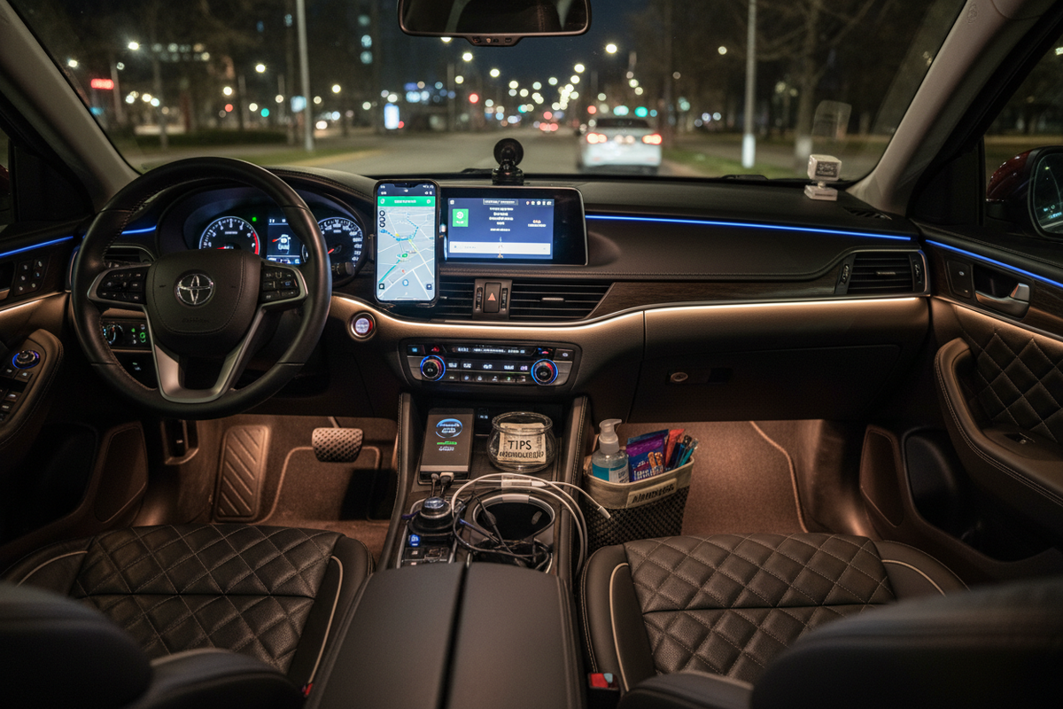 The Ultimate Setup for Rideshare and Delivery Drivers: Maximize Tips and Comfort