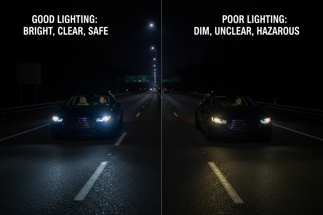 Why Better Car Lighting Makes Night Driving Safer and More Comfortable