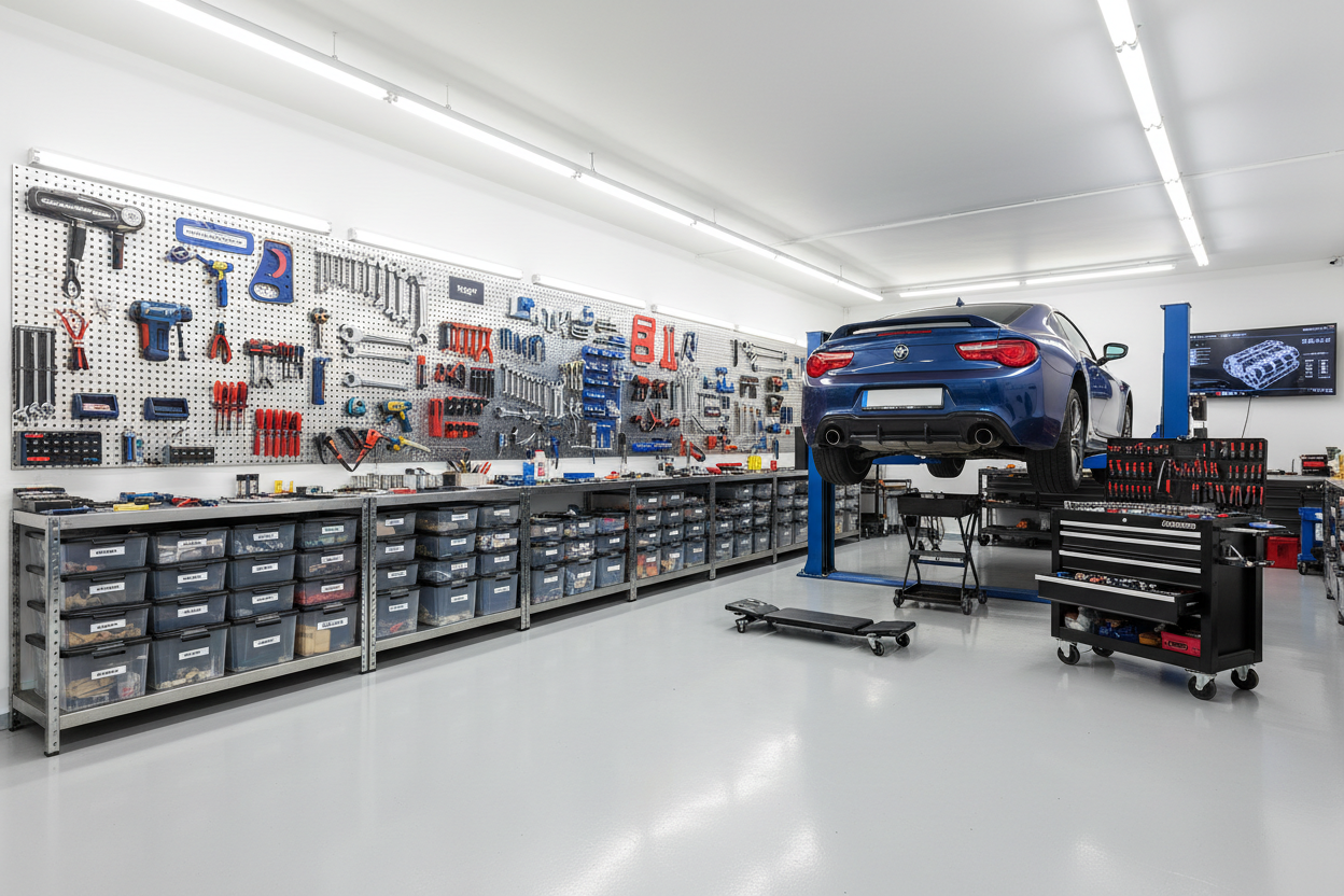 The Garage Setup That Makes Car Maintenance Feel Effortless