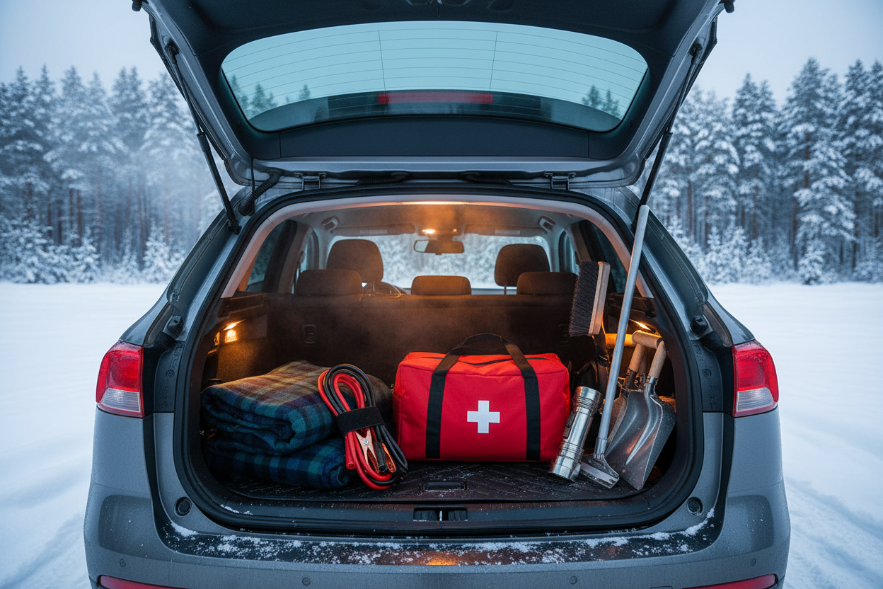 Winter Driving Survival Guide: 5 Things You Must Keep in Your Trunk