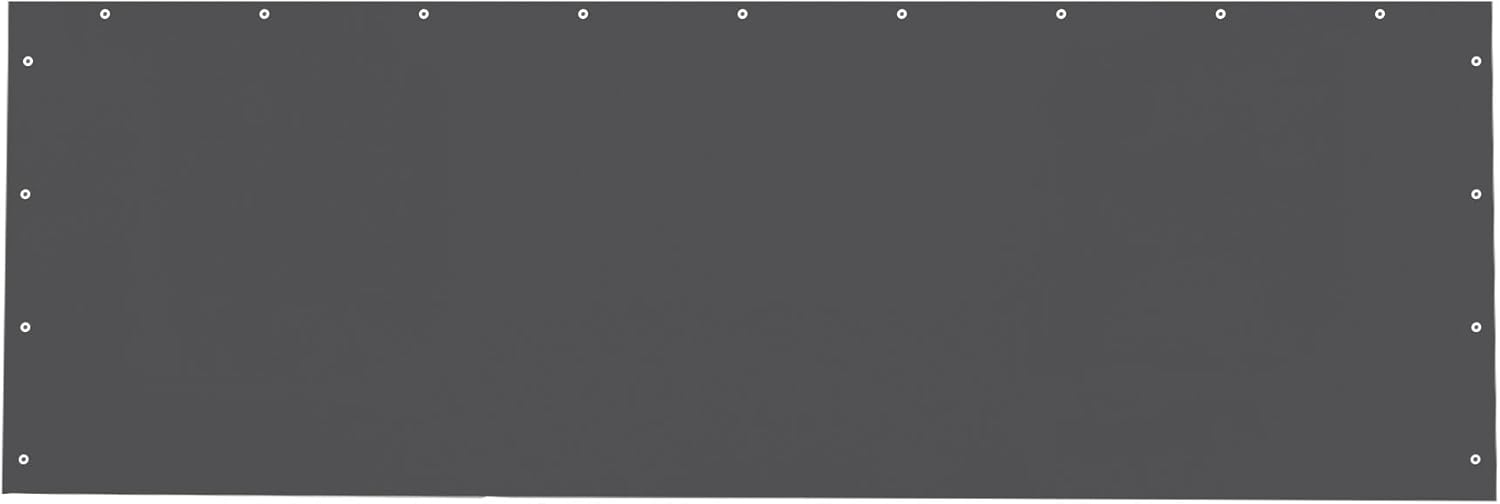 Sidewall Panel with Elastic Ball Bungees, for 10x20 FT or 12x20 FT Garage Party Tent Shelter - Gray, One Sidewall Panel Only