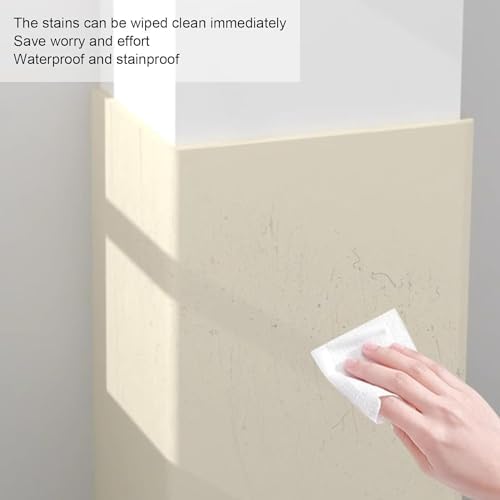 Self-Adhesive Garage Wall Protectors - Grey Rubber Foam Guards for Studio & Gym, 39.3x39.3in (100x100cm) - Wall Damage Prevention & Impact Resistance