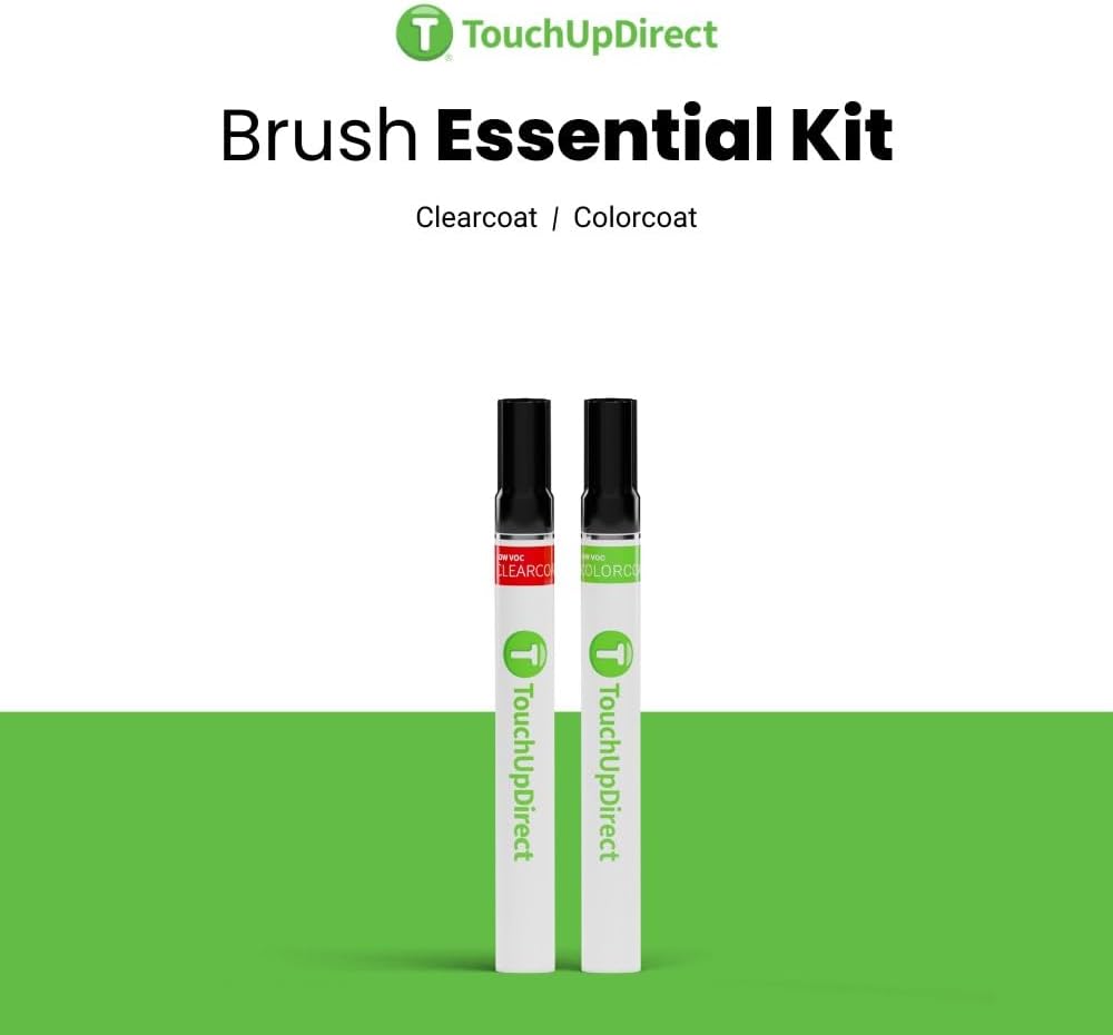 TouchUpDirect 3P0 Absolutely Red Compatible with Toyota Exact Match Touch Up Paint Brush - Essential Kit