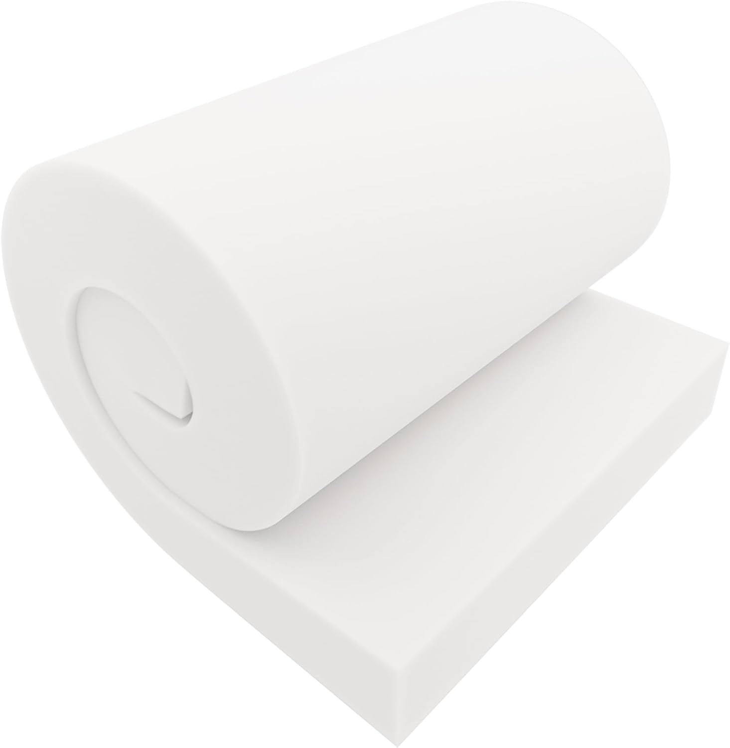 GoTo Foam 6" Height x 24" Width x 72" Length 36ILD (Semi-Firm) Upholstery Cushion Made in USA