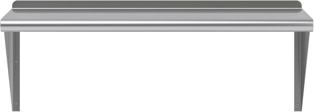 AmGood 36" Long X 16" Deep Stainless Steel Wall Shelf | NSF Certified | Appliance & Equipment Metal Shelving | Kitchen, Restaurant, Garage, Laundry, Utility Room