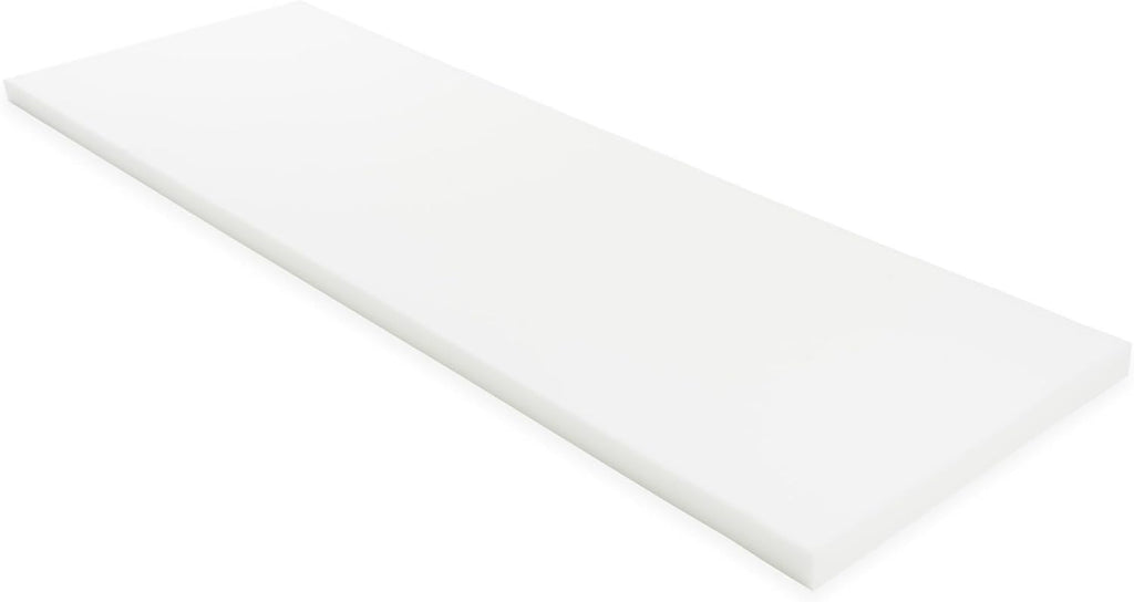 GoTo Foam 2" Height x 24" Width x 72" Length 36ILD (Semi-Firm) Upholstery Cushion Made in USA