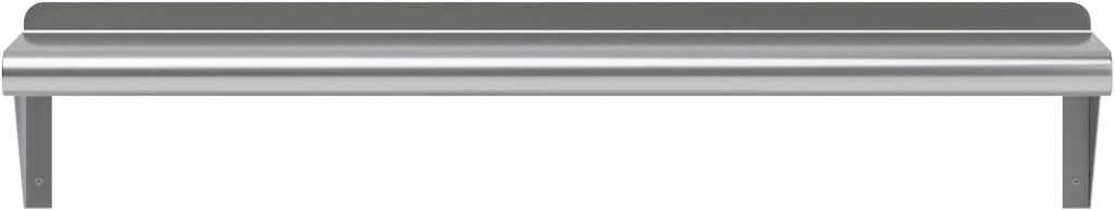 AmGood 8" X 36" Stainless Steel Wall Shelf | Metal Shelving | Garage, Laundry, Storage, Utility Room | Restaurant, Commercial Kitchen | NSF