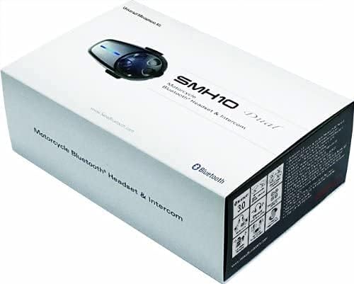 Sena SMH10D-11 Motorcycle Bluetooth Headset/Intercom Communication System with Universal Microphone Kit (Dual)