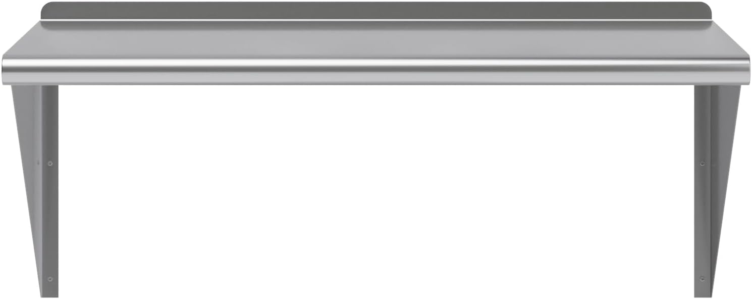 AmGood 36" Long X 24" Deep Stainless Steel Wall Shelf | NSF Certified | Appliance & Equipment Metal Shelving | Kitchen, Restaurant, Garage, Laundry, Utility Room