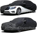 All Weather Waterproof car Cover Good for rain Snow uv Protection dust XL-Size Sedan Seville w126 XJ8L S580 DeVille MKS XTS CT6 G90 EQS 300SE Black