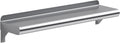 AmGood 24" Long X 6" Deep Stainless Steel Wall Shelf | NSF Certified | Appliance & Equipment Metal Shelving | Kitchen, Restaurant, Garage, Laundry, Utility Room