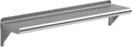 AmGood 8" X 36" Stainless Steel Wall Shelf | Metal Shelving | Garage, Laundry, Storage, Utility Room | Restaurant, Commercial Kitchen | NSF
