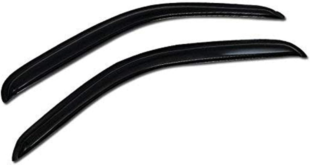 Dark Smoke Tint Window Visors Front Rear Deflector Sun/Rain/Wind Guards Shade for 1995-2004 Compatible with Toyota Tacoma - 2pcs