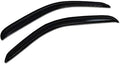 Dark Smoke Tint Window Visors Front Rear Deflector Sun/Rain/Wind Guards Shade for 1995-2004 Compatible with Toyota Tacoma - 2pcs