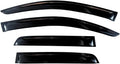 KPY Window Visor Compatible with Chevy Chevrolet Tahoe & GMC Yukon 2000-2006, Vent Visors Deflectors for 2002-2006 Cadillac Escalade, Rain Guard 2000 2001 2002 2003 2004 2005 2006 (NOT for Yukon XL)