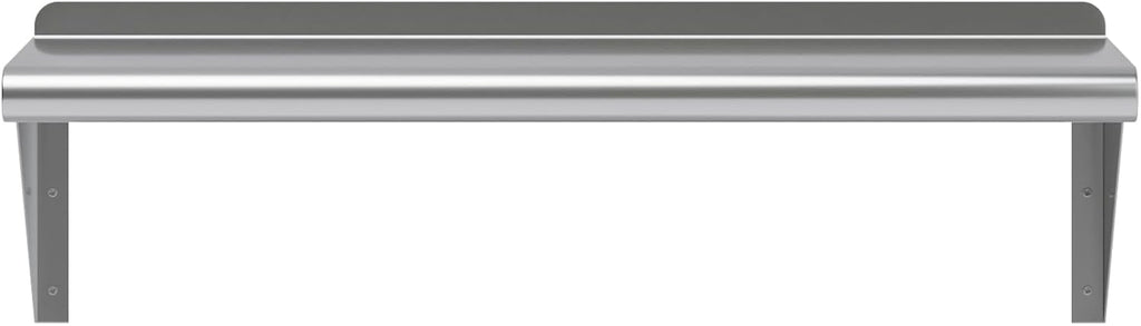 AmGood 30" Long X 10" Deep Stainless Steel Wall Shelf | NSF Certified | Appliance & Equipment Metal Shelving | Kitchen, Restaurant, Garage, Laundry, Utility Room
