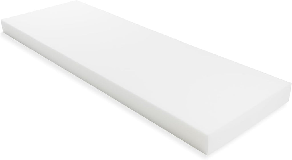 GoTo Foam 4" Height x 24" Width x 72" Length 36ILD (Semi-Firm) Upholstery Cushion Made in USA