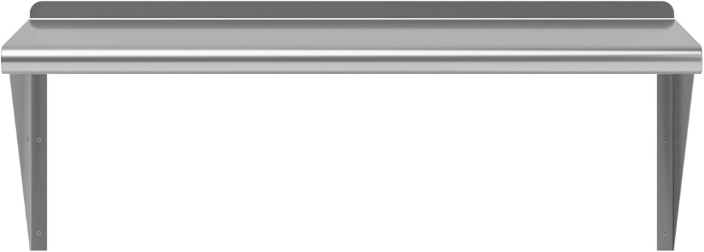 AmGood 36" Long X 18" Deep Stainless Steel Wall Shelf | NSF Certified | Appliance & Equipment Metal Shelving | Kitchen, Restaurant, Garage, Laundry, Utility Room