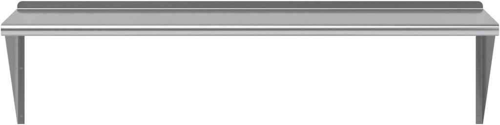 AmGood 60" Long X 24" Deep Stainless Steel Wall Shelf | NSF Certified | Appliance & Equipment Metal Shelving | Kitchen, Restaurant, Garage, Laundry, Utility Room