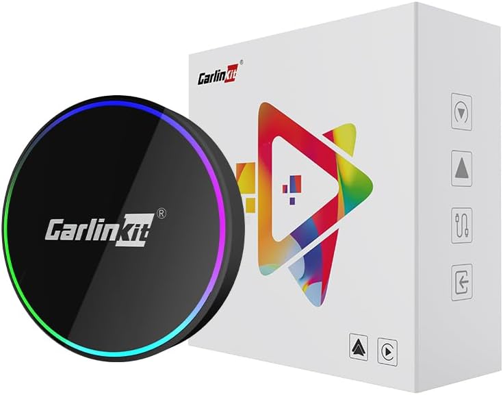 Carlinkit HD2CP Pro HDMI Wireless CarPlay Adapter- Wired CarPlay to Wireless Car Play & Android Auto Dongle, 3 in 1 Stream TV Stick/Phone/Games to Screen HDMI Converter, iOS 10+ & Android 11+