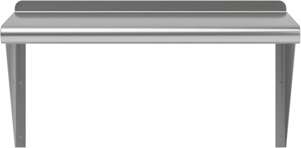 AmGood 24" Long X 14" Deep Stainless Steel Wall Shelf | NSF Certified | Appliance & Equipment Metal Shelving | Kitchen, Restaurant, Garage, Laundry, Utility Room