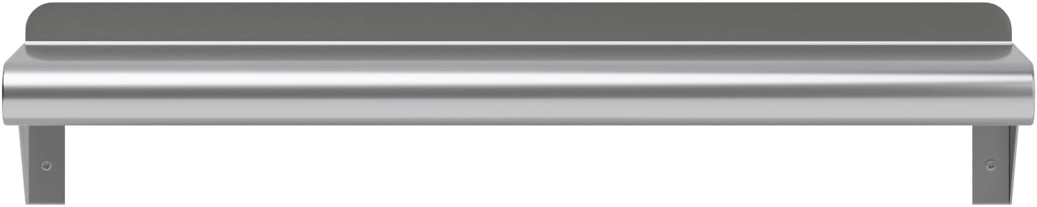 AmGood 24" Long X 6" Deep Stainless Steel Wall Shelf | NSF Certified | Appliance & Equipment Metal Shelving | Kitchen, Restaurant, Garage, Laundry, Utility Room