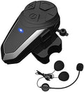 Motorcycle Bluetooth Headset BT-S3NS 1000m Motorcycle Helmet Bluetooth Radio Intercom Wireless Interphone to 2-3 Riders (Waterproof/Handsfree/Stereo Music/FM Radio/GPS/MP3 (1 Pack)