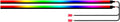 Dreamcolor Acrylic Interior Car Lights, 2 Piece 29.5inch/75cm 128 Colorful Car LED Strip Light RGB Fiber Optic Rainbow Ambient Lighting bar, Universal Decoration Dynamic Atmosphere Neon Lights