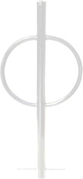 Sandbaggy Post and Ring Rack - In Ground - Commercial Outdoor Bike Parking & Storage Racks (White, 10)
