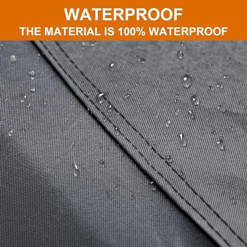 Kayme 7 Layers Car Cover Custom Fit for Tesla Model Y, Waterproof All Weather for Automobiles, Outdoor Full Car Cover Sun Rain UV Snow Protection.Black