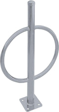 Sandbaggy Post and Ring Bike Rack - Commercial Bike Racks - Galvanized Steel - Anti-Theft Design - In Ground, Apartments, Sidewalks, Industrial (Gray, 1)