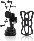 Strg Phone Mount with Twist-Lock Suction Cup Base, Universal Phone Holder for Car Truck Vehicle Windshields Window and More Smooth Surface