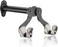 Ibera Bike Wall Mount - Secure Bike Storage up to 18kg with Adjustable Frame Holder & Soft Rubber Cradles - Garage Bike Rack for Road, MTB, Kids, Hybrid Bikes - Easy Installation & Space-Saving Design