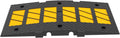 Speed Bumps for Driveway 35"x20"x2" Flexible Installation Connect Multiple Units for Any Road Width Asphalt Concrete Gravel Driveway (Middle Part 1 Pack)