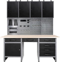 Steel Garage Workbench Organizer Set System for Factories Auto Repair Shops