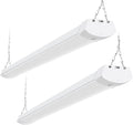 hykolity Pir Sensor 4FT 120W LED Shop Light, 12000lm(370w Equivalent), 5000K Daylight, Motion Activated, Hanging or FlushMount, with Power Cord, for Garages, Workshops, ETL, 2 Pack