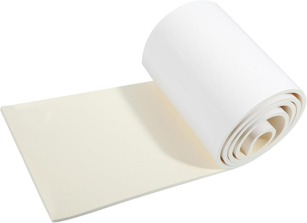 Motoforti Universal Car Garage Wall Guard, 2000x200x6.5mm, PE Foam EVA, White, 1 Pcs