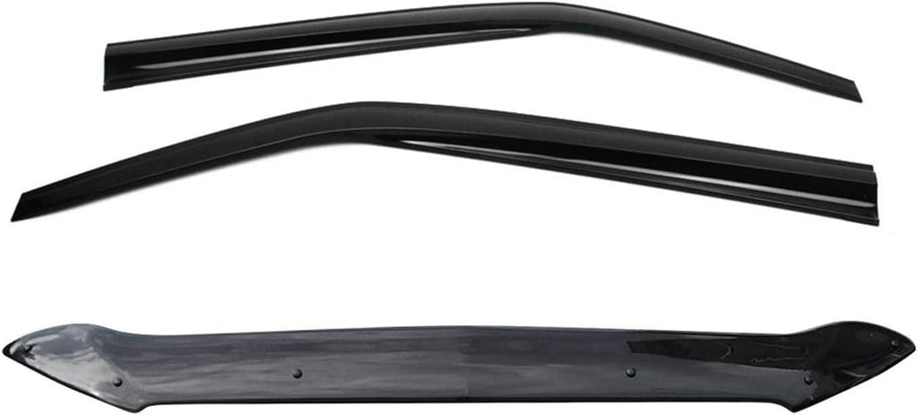 OMAC Front Bug Shield Hood Deflector & Window Visor for Mercedes Metris 2016-2024