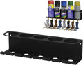 Koova Wall Mount Air Tool Holder with 5 Aerosol Can Storage - Durable Metal Construction - Made in USA - Includes Hardware for Garage & Workshop Organization