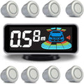 Backup Parktronic System Car Auto Vehicle Reverse with 8 Parking Sensors kit Distance Detection LCD Distance Display Sound Warning …