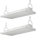 2 Pack 2 FT Linear LED High Bay Light 165W 22400 Lumens - 100-277V - 5000K - 1-10V Dimming - DLC and UL Listed