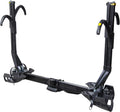 Saris SuperClamp EX 2-Bike Hitch Rack – Lightweight Platform Bike Carrier for Car, SUV, Truck – Tilting Design, Secure Wheel Clamping, Fits Road, Mountain, E-Bikes – 1.25" and 2" Hitch Receiver
