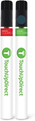 TouchUpDirect 221 Galactic Aqua Metallic Compatible with Toyota Exact Match Touch Up Paint Brush - Essential Kit
