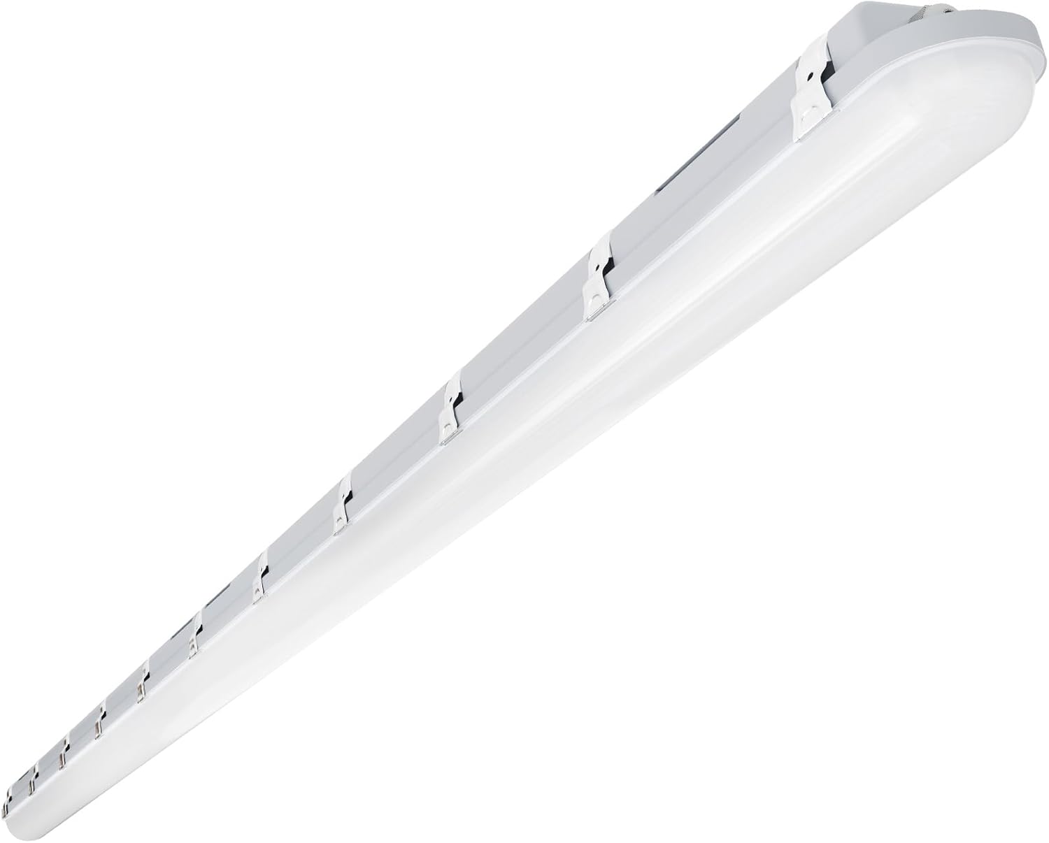 JTT 8FT LED Vapor Tight Light 120/100/80W Tunable, 18000lm LED Vapor Proof Lighting Fixture IP66, 5000K/4000K/3000K Outdoor Shop Light Waterproof for Parking Garage Car Wash Warehouse ETL Listed